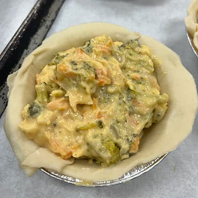 Broccoli Cheddar Pot Pie